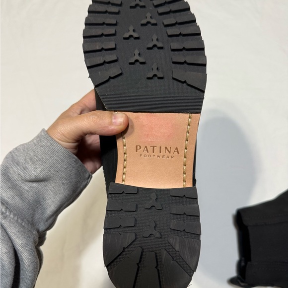 Patina Portland Leather Goods Women Black Ankle Boots Size 9 - Picture 8 of 8